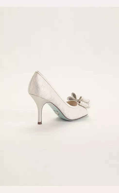 Blue by Betsey Johnson Peep Toe Pump with Bow Image 2