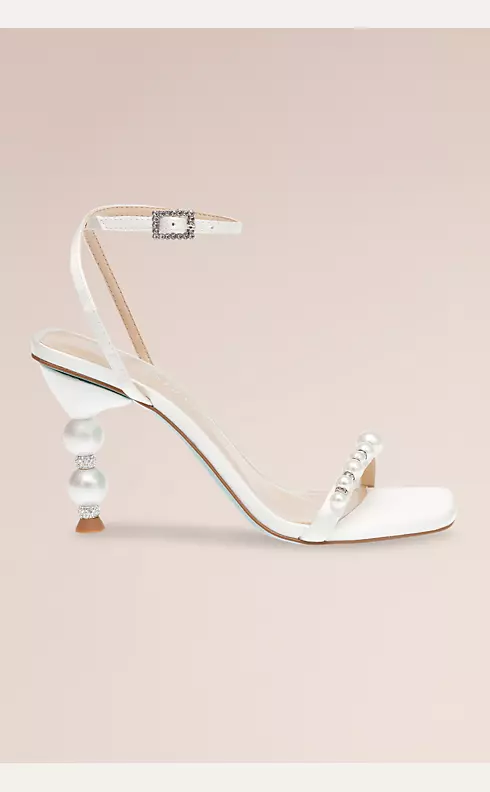 Pearl High Heel Sandals Image 5