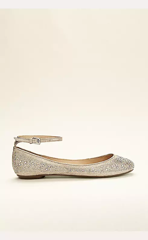 Blue by Betsey Johnson Crystal Ballet Flat Image 2
