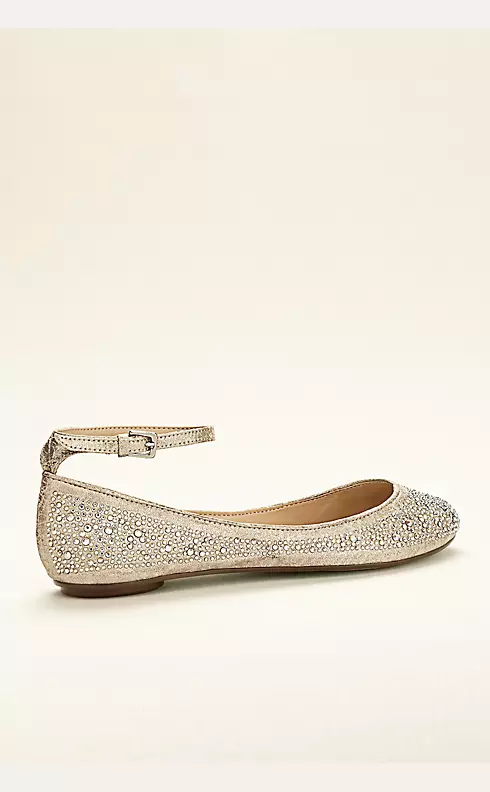 Blue by Betsey Johnson Crystal Ballet Flat Image 3