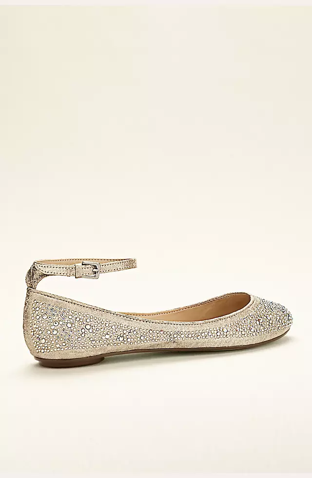 Blue by Betsey Johnson Crystal Ballet Flat Image 3