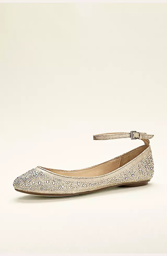 Blue by Betsey Johnson Crystal Ballet Flat Image