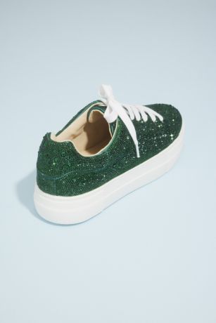 platform green sneakers