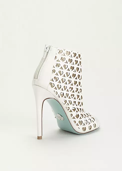 Blue by Betsey Johnson Laser Cut Bootie Image 2