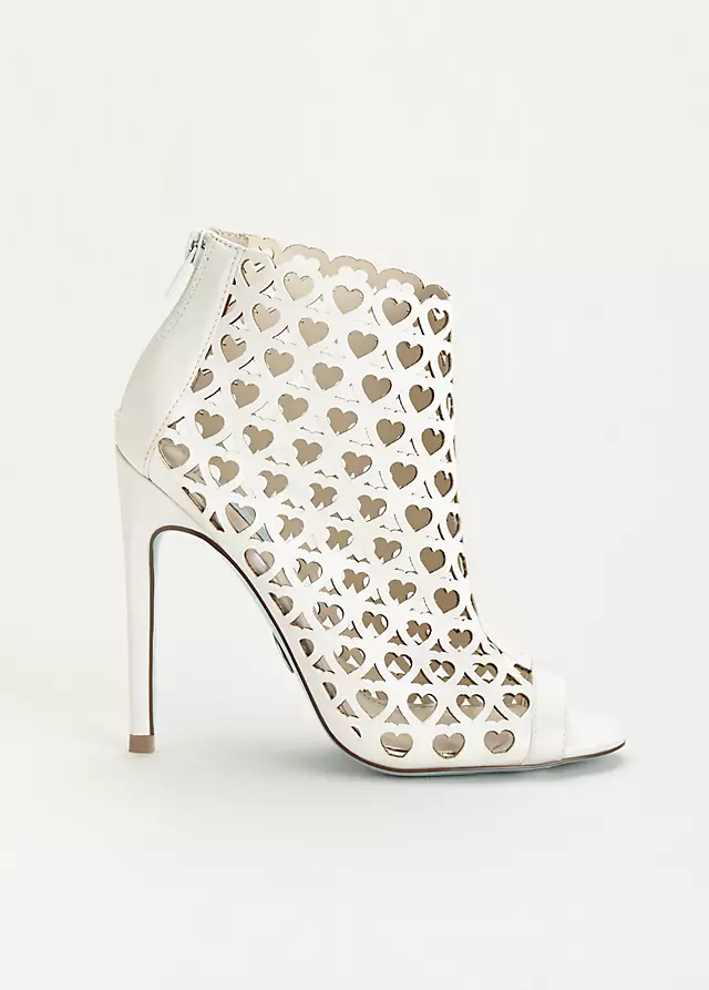 Blue by Betsey Johnson Laser Cut Bootie Image 3