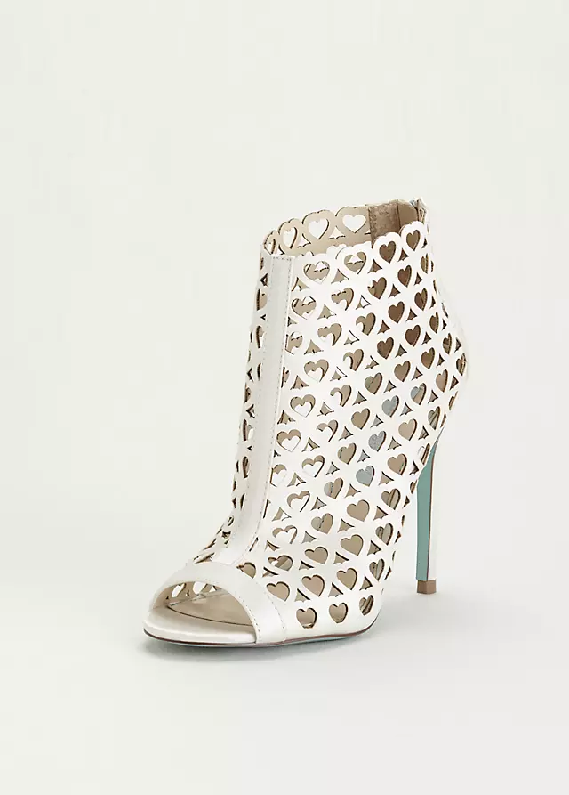 Blue by Betsey Johnson Laser Cut Bootie Image