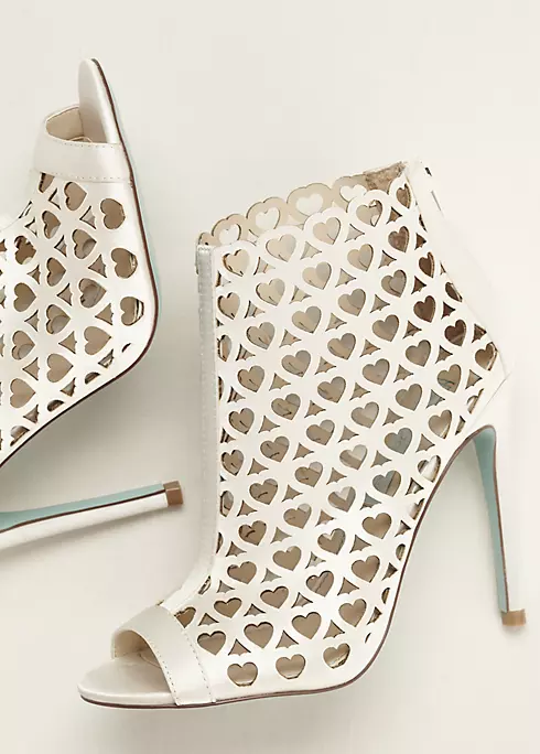 Blue by Betsey Johnson Laser Cut Bootie Image 4