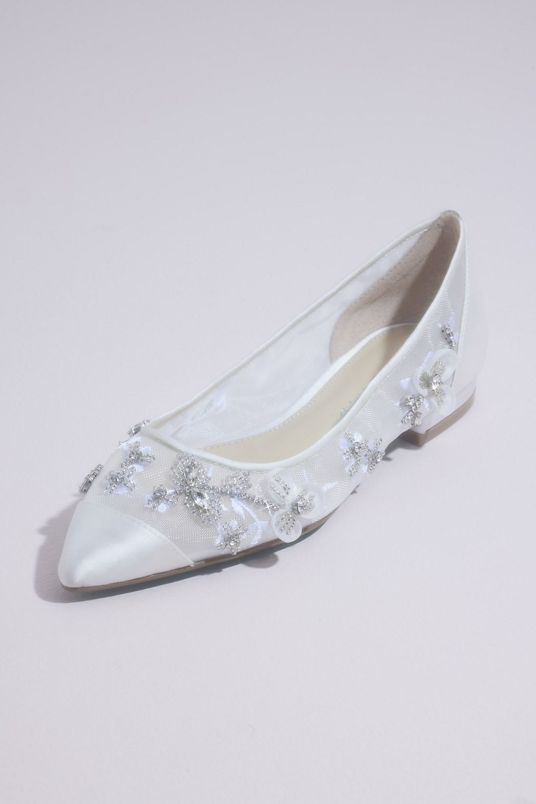satin black flats