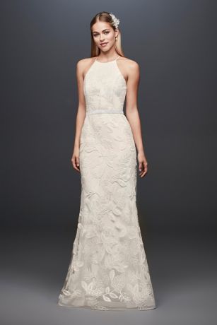 simple reception dress