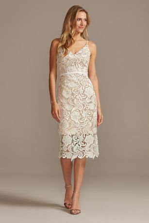 short white dress for wedding reception