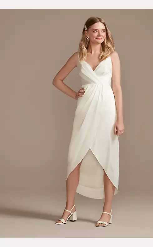 David’s Bridal Nude Full Length Wedding Dress Slip Shapewear with Built in  Bra
