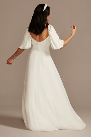 bubble georgette dress