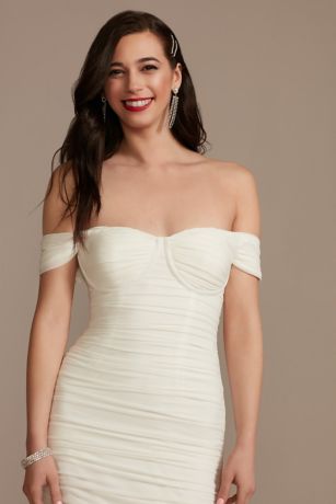 Off the Shoulder Corset Dress