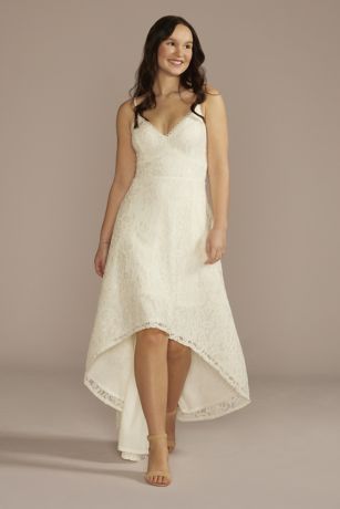 Davids Bridal High Low Dress