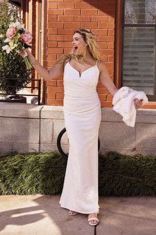 Ruched Top Wedding Dresses