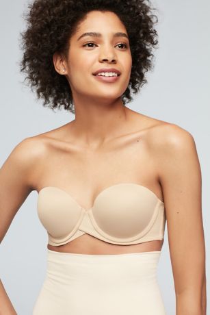 Maidenform Women's Stay Put Strapless Push Up Underwire Bra, Style SN6990 