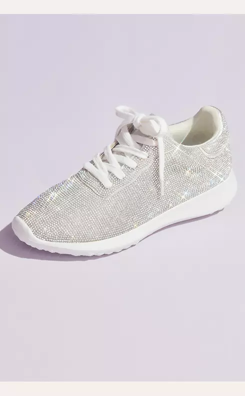 Crystal Encrusted Running Shoes Image 1