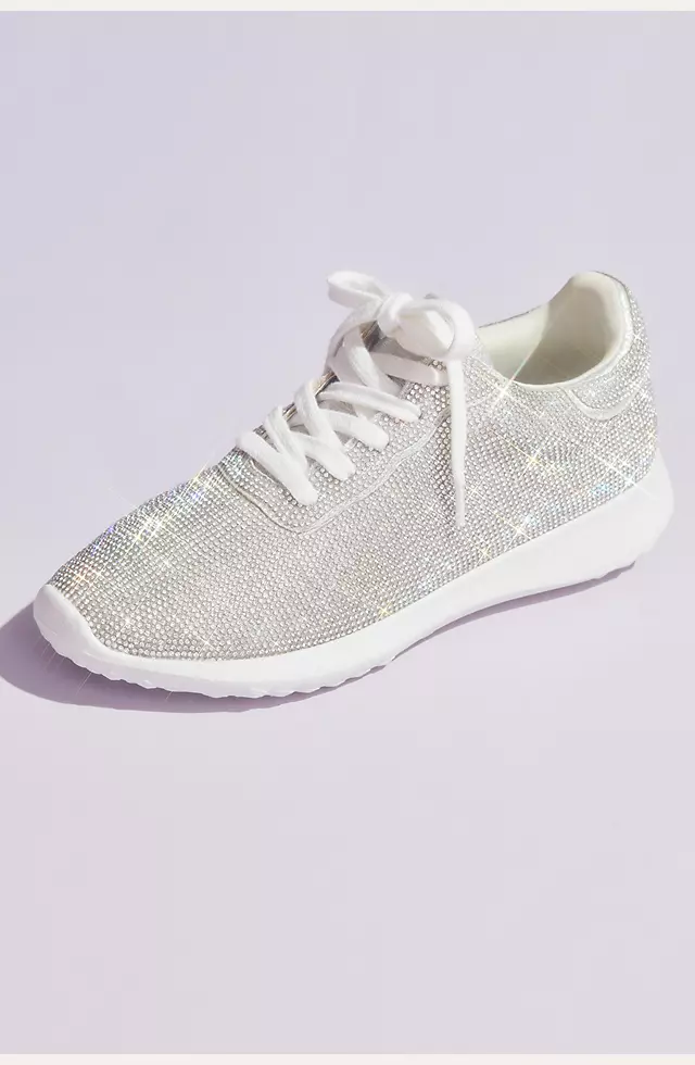 Crystal Encrusted Running Shoes Image