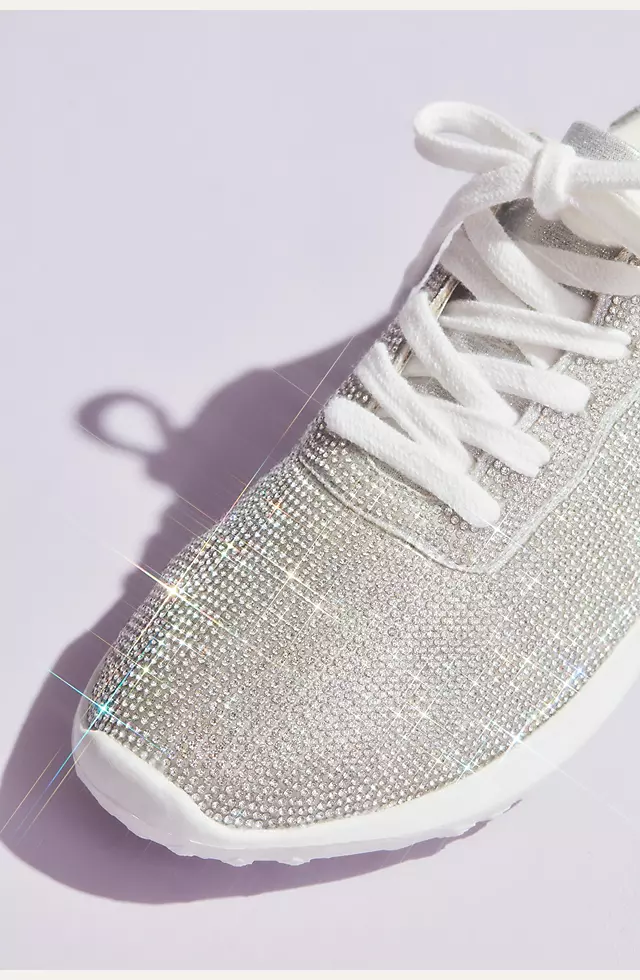 Crystal Encrusted Running Shoes Image 3