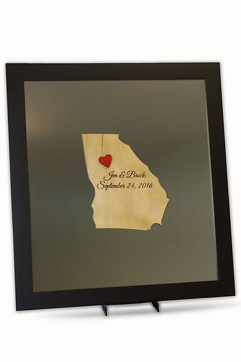 Personalized State Signature Frame Guest Book Image
