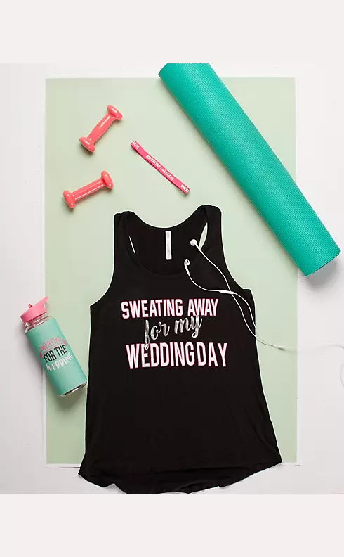 Sweating Away for My Wedding Day Tank Top  Image 4