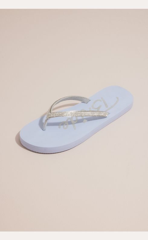 48 Pairs Wedding Flip Flops With Message let's Go To The Beach