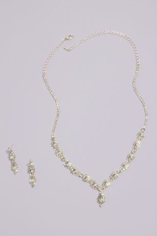 Blushing Crystal Jewelry Set