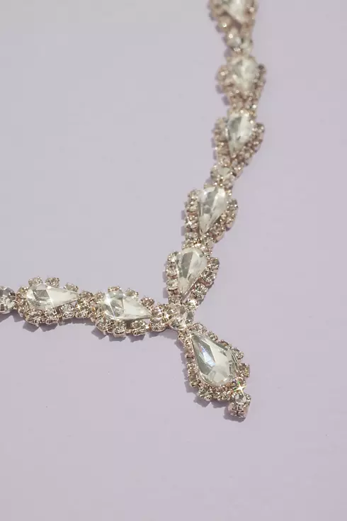 Teardrop Crystal Jewelry Set Image 2
