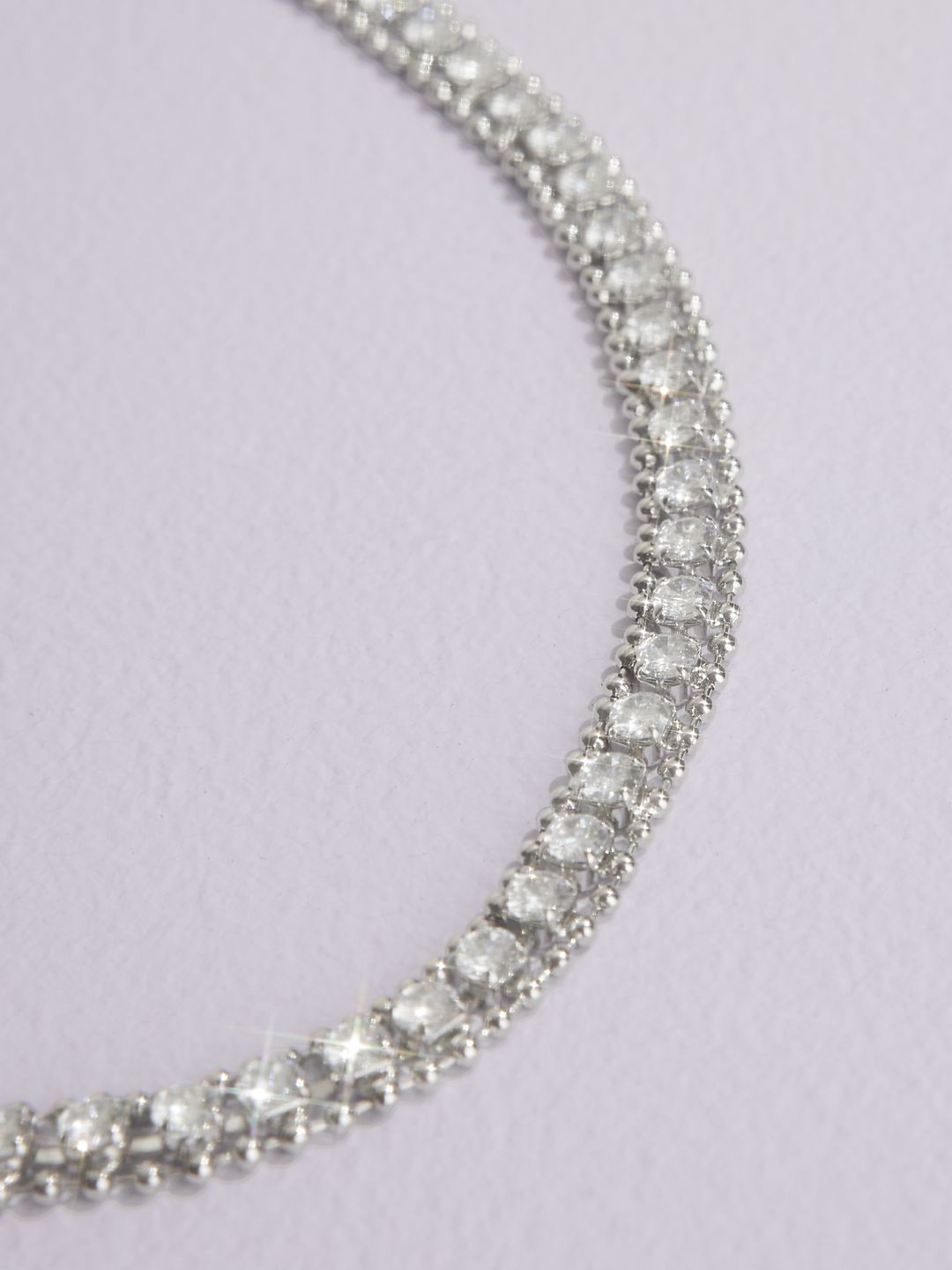 Rhinestone Crystal Collar Necklace Image 3