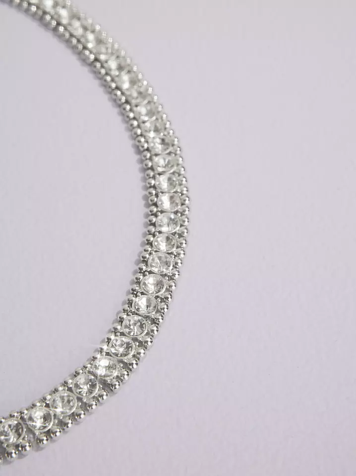 Rhinestone Collar Necklace | David's Bridal Rhinestone Collar Necklace | David's Bridal