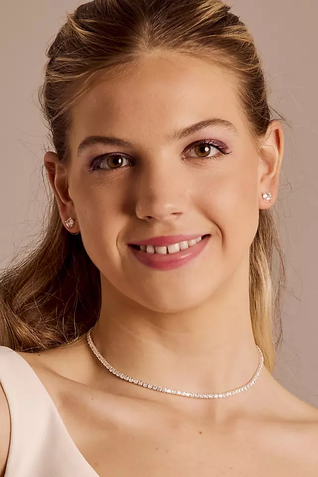 Adjustable Tennis Jewelry Set | David's Bridal Adjustable Tennis Jewelry Set | David's Bridal