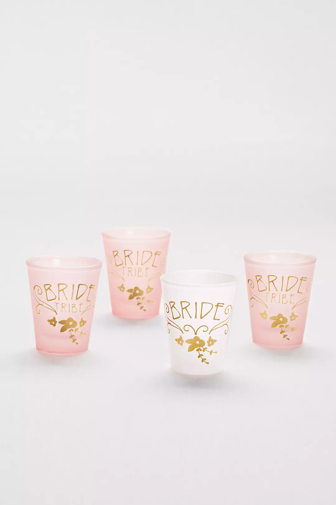 Bride and Bride Tribe Shot Glass Set Image