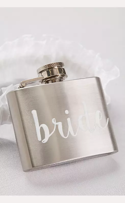 Bride Flask Plus Garter Image 2