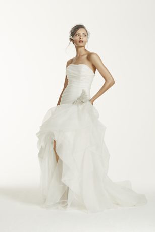 Davids Bridal High Low Dress