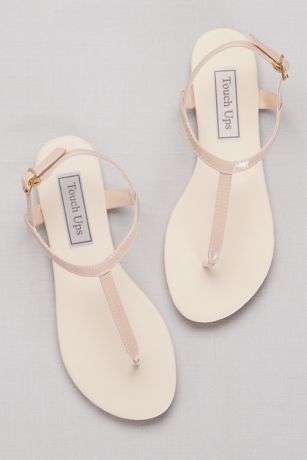 Touch Ups Beige;Grey (Simple Patent Thong Sandals)