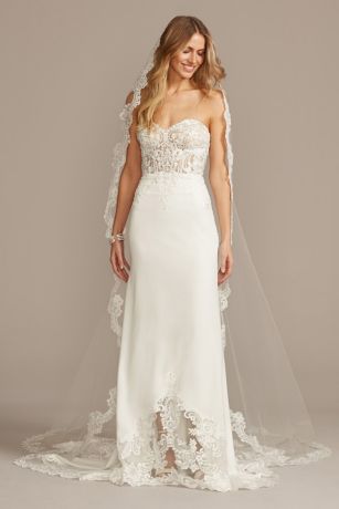 elegant sheath wedding dresses