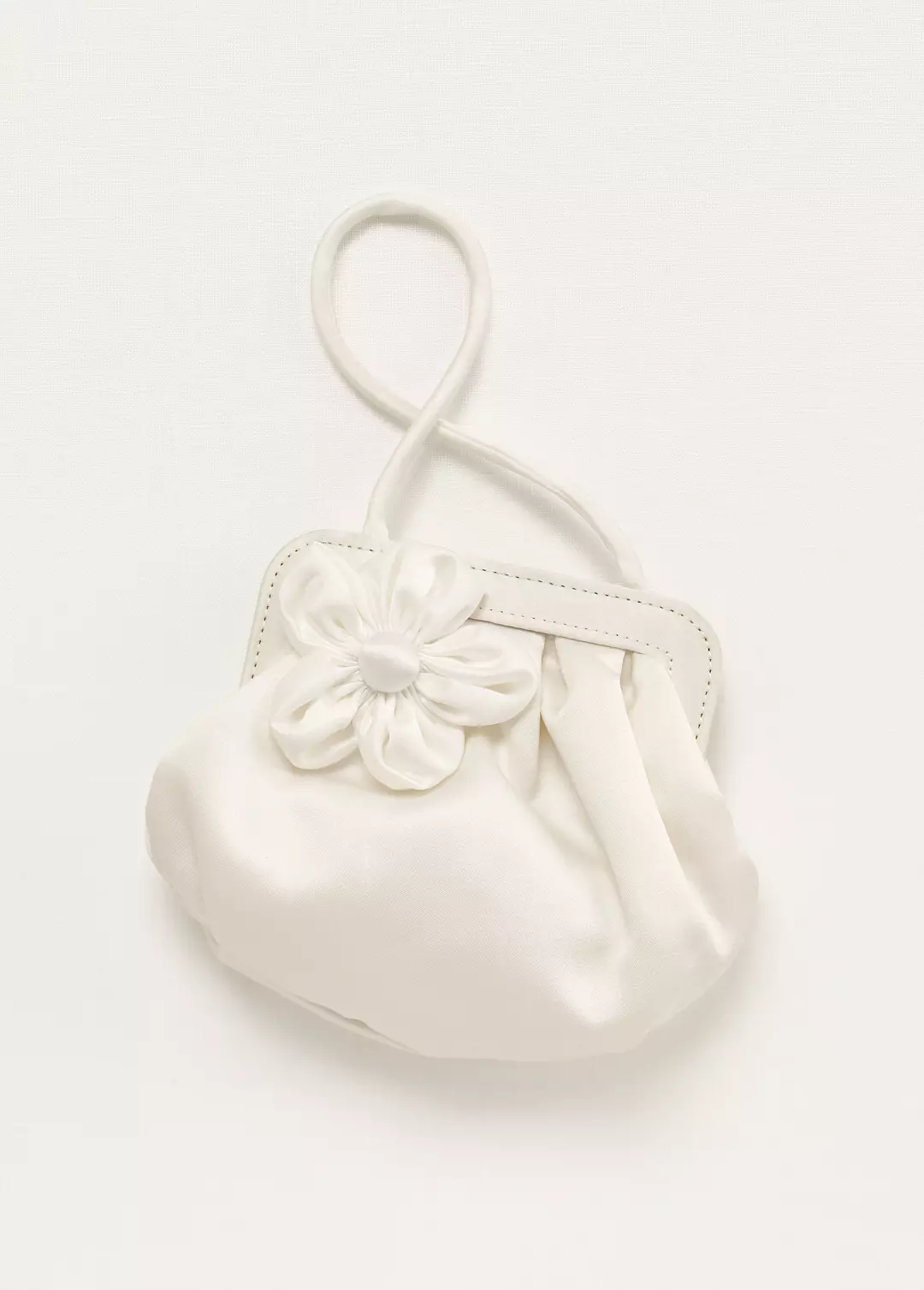 Flower Girl Handbag with 3D Floral Detail David s Bridal