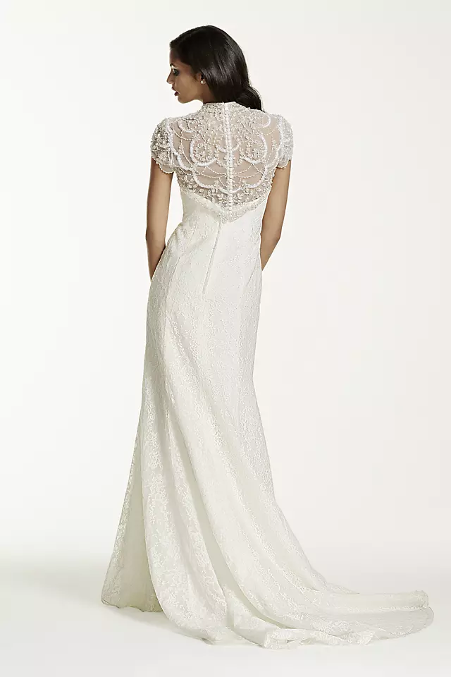 As-Is Petite Lace Sheath Gown  Image 2