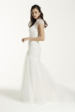 david's bridal high neck