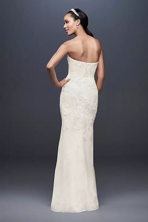 As-Is Wedding Dress with Detachable Overskirt Image 2