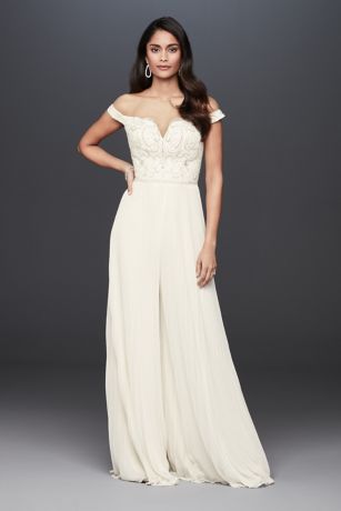 david's bridal bridesmaid jumpsuits