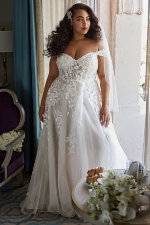 Galina Tea Length Wedding Dress