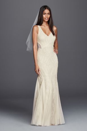 casual ivory wedding dress