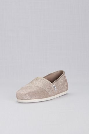 toms classic rose gold glimmer women's