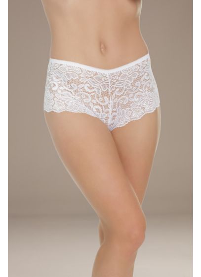 Coquette Low-Rise Lace Booty Short - Wedding Accessories
