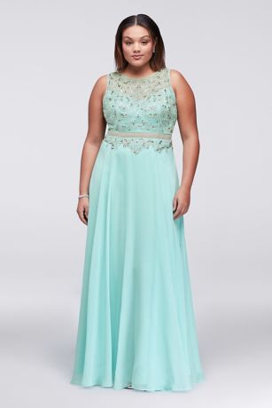 david's bridal plus size prom