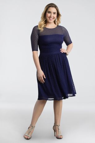 navy blue plus size dresses for wedding