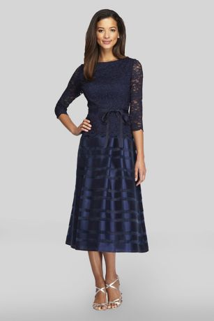 alex evenings tea length dresses