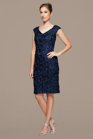 navy shift dress for wedding