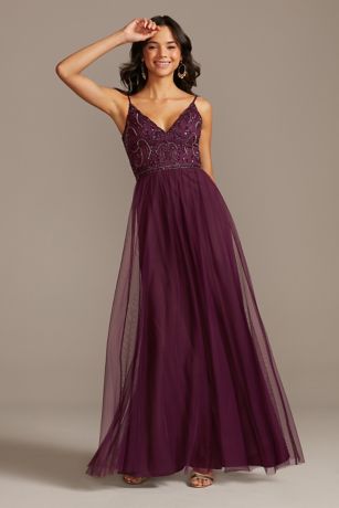 skinny gown